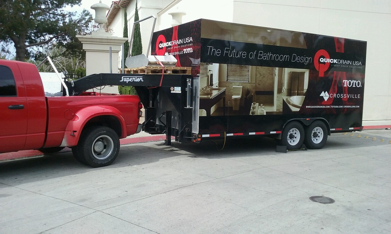 Read more about the article QuickDrain USA’s One of Kind Mobile Trailer – See it!